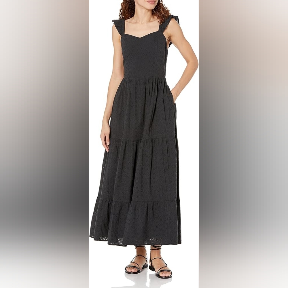 The Drop 'Tulsi' Ruffle Shoulder Dress - Picture 6 of 6